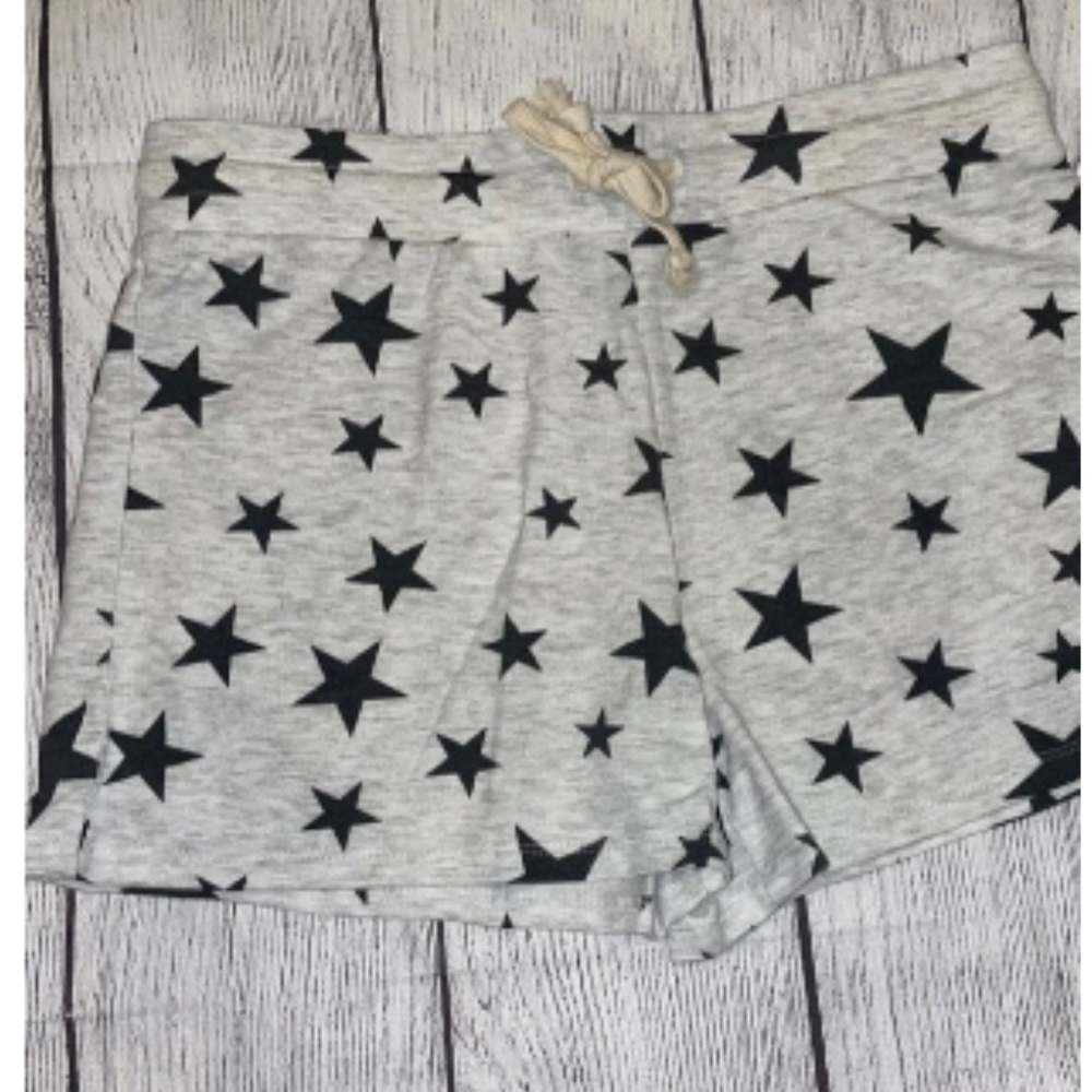 NWT Theo and Spence tonal star print lounge shorts